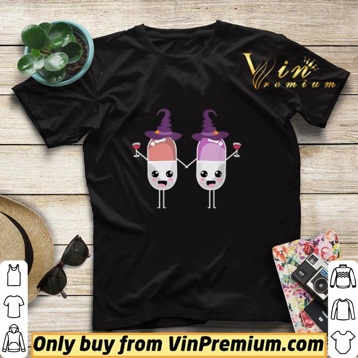 9ccea306 top pharmacist witch pill couple happy halloween shirt sweater 4 - Top Pharmacist Witch Pill Couple Happy Halloween shirt sweater