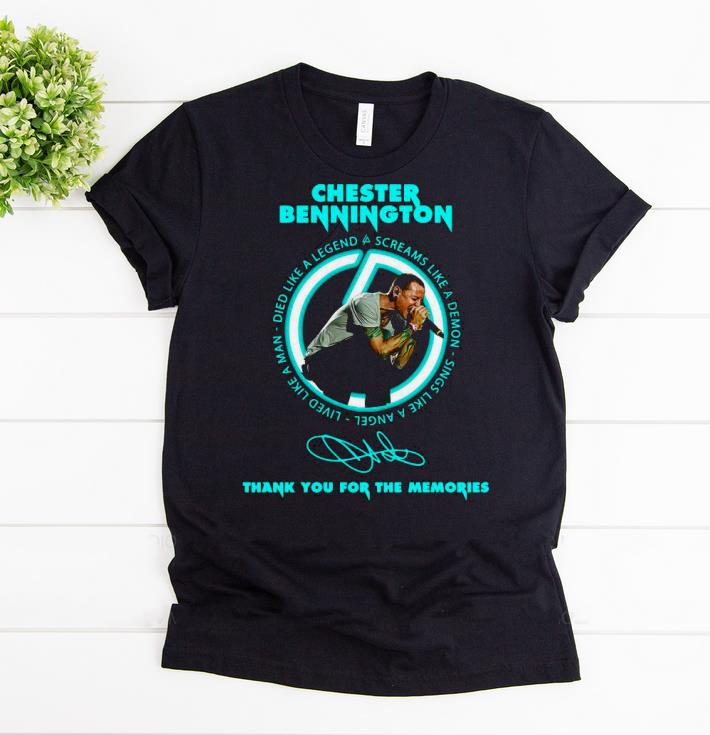 Chester Bennington Thank You For The Memories Signature Shirt