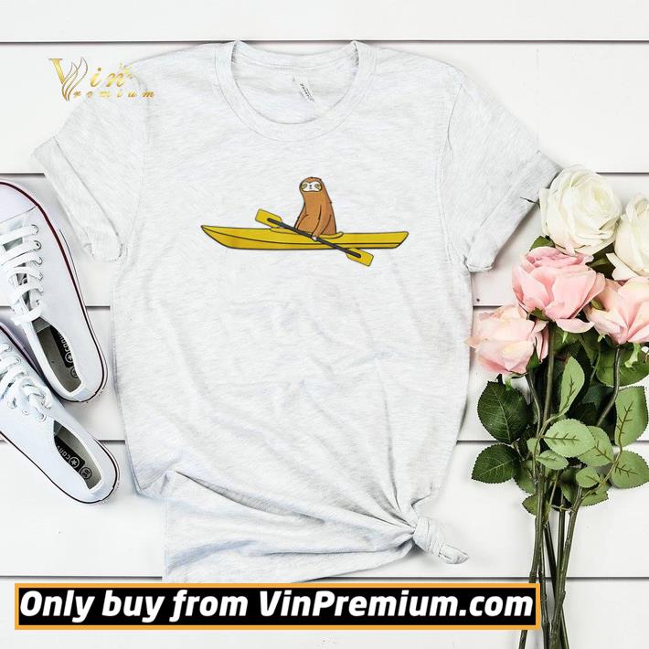 bfe1f6b2 official happy family clothing sloth in a kayak shirt sweater 4 - Official Happy Family Clothing Sloth In A Kayak shirt sweater
