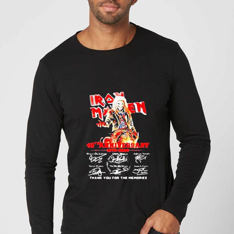 c0ddc05e great iron maiden 45th anniversary 1985 2020 thank you for the memories signatures shirt 4 - Great Iron Maiden 45th Anniversary 1985 2020 Thank You For The Memories Signatures shirt