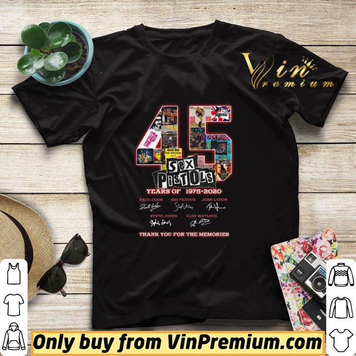 c25dde4e 45 sex pistols years of 1975 2020 signature thank you for the memories shirt sweater 4 - 45 Sex Pistols Years Of 1975 2020 Signature Thank You For The Memories shirt sweater