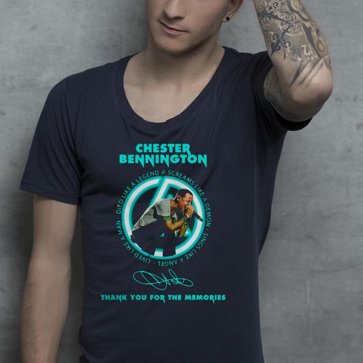 Chester Bennington Thank You For The Memories Signature Shirt d970e91f chester bennington thank you for the memories signature shirt 4 - Chester Bennington Thank You For The Memories Signature Shirt