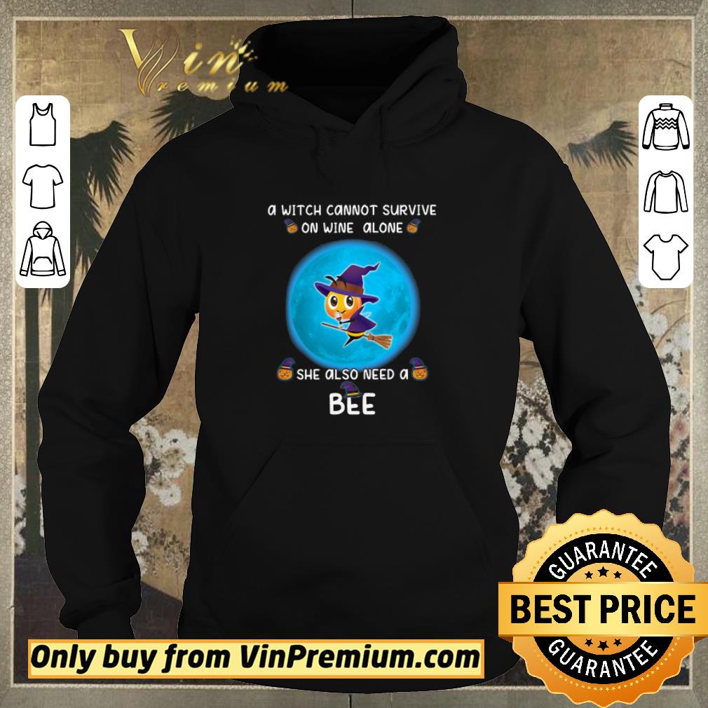 efd60678 hot halloween a witch cannot survive on wine alone she also need a bee shirt sweater 4 - Hot Halloween A Witch Cannot Survive On Wine Alone She Also Need A Bee shirt sweater