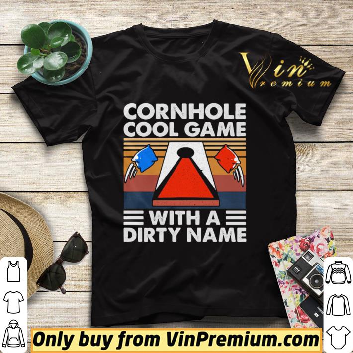 f257374f cornhole cool game with a dirty name vintage retro shirt sweater 4 - Cornhole Cool Game With A Dirty Name Vintage Retro shirt sweater