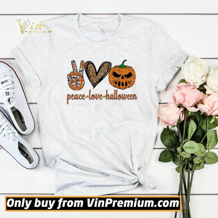 fe64feb0 peace love halloween shirt sweater 4 - Peace Love Halloween shirt sweater