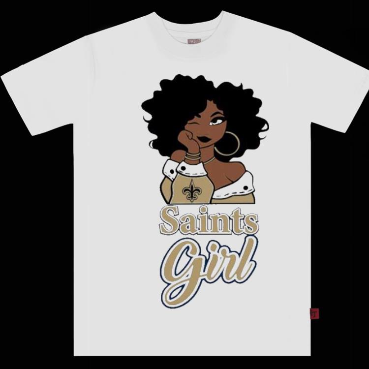 075efab0 nice black girl new orleans saints beautiful shirt 4 - Nice Black Girl New Orleans Saints Beautiful Shirt