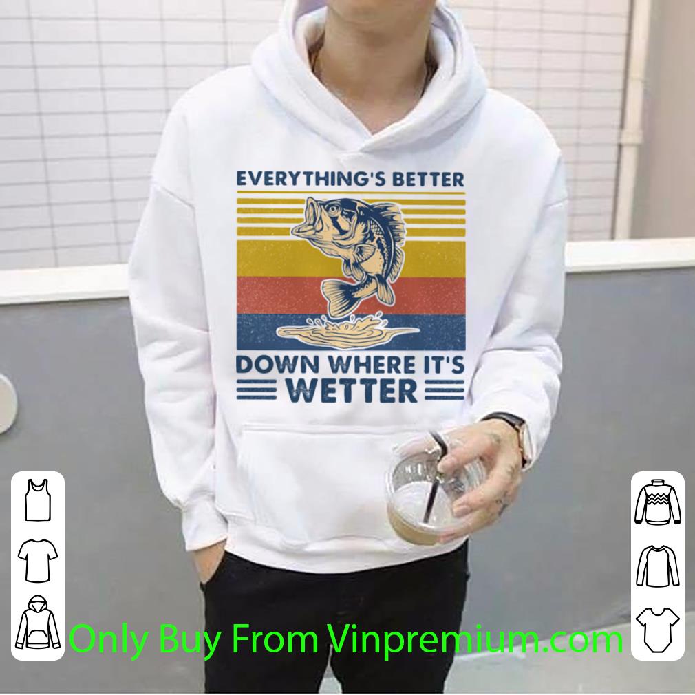 0b9f6924 original everythings better down where its wetter fish vintage shirt 4 - Original Everythings Better Down Where Its Wetter Fish Vintage shirt