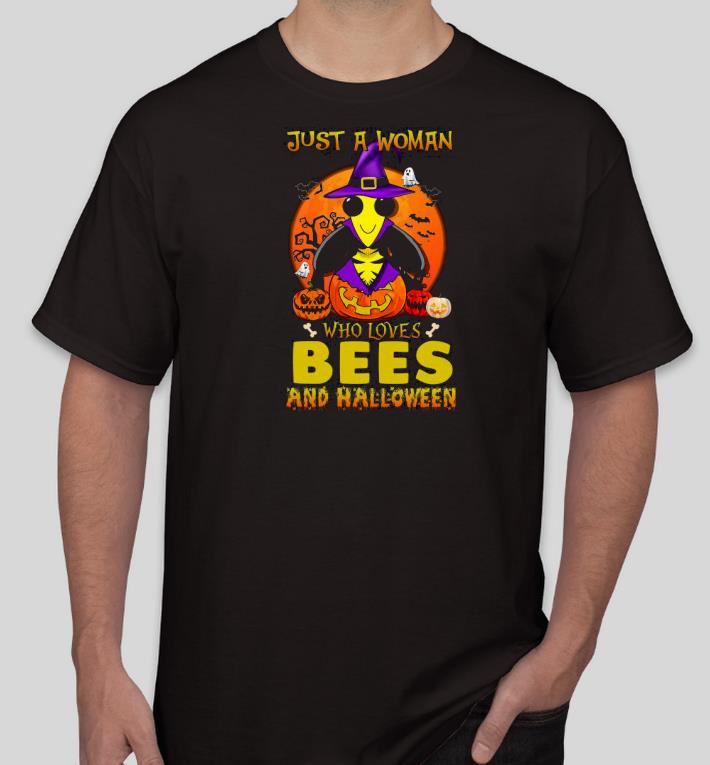 Nice Just A Woman Who Loves Bees And Halloween Shirt 1559f00b nice just a woman who loves bees and halloween shirt 4 - Nice Just A Woman Who Loves Bees And Halloween Shirt