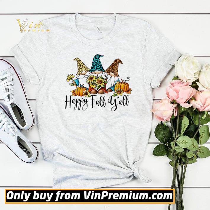 29efc6aa gnomes flowers and pumpkins happy fall yall shirt sweater 4 - Gnomes flowers and pumpkins Happy fall Yall shirt sweater