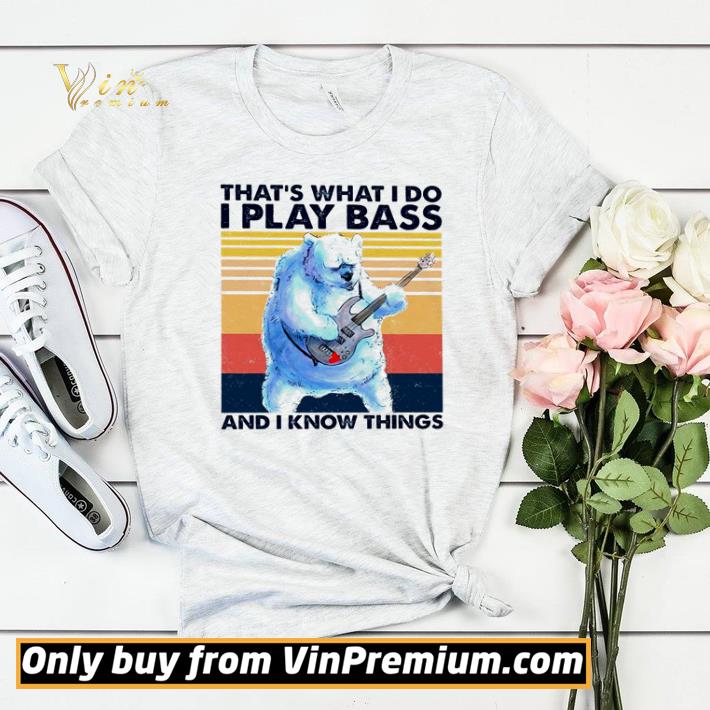 Official Bear That’s what I do I play bass and I know things vintage shirt sweater 2aa1e2e3 official bear that s what i do i play bass and i know things vintage shirt sweater 4 - Official Bear That’s what I do I play bass and I know things vintage shirt sweater
