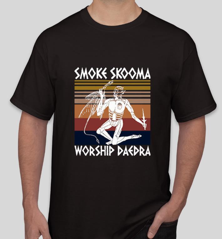 55676106 premim smoke skooma worship daedra vintage shirt 4 - Premim Smoke Skooma Worship Daedra vintage Shirt