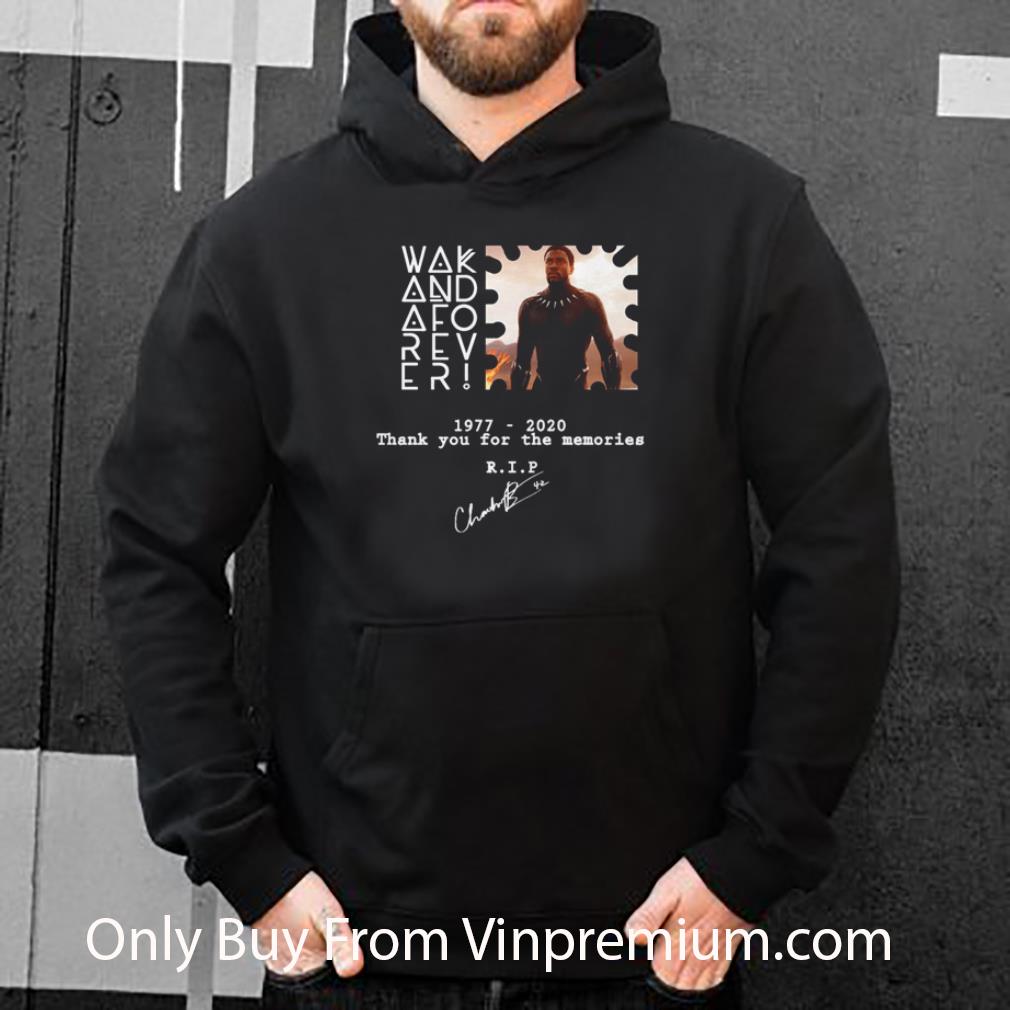 Original RIP Chadwick Boseman Black Panther 1977 2020 Thank You For The Memories Signature shirt 64bd6e88 original rip chadwick boseman black panther 1977 2020 thank you for the memories signature shirt 4 - Original RIP Chadwick Boseman Black Panther 1977 2020 Thank You For The Memories Signature shirt