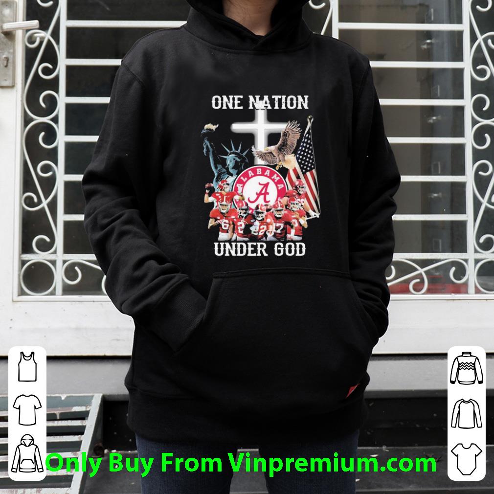 Top On Nation Alabama Crimson Tide Under God American Flag shirt 6620685a top on nation alabama crimson tide under god american flag shirt 4 - Top On Nation Alabama Crimson Tide Under God American Flag shirt