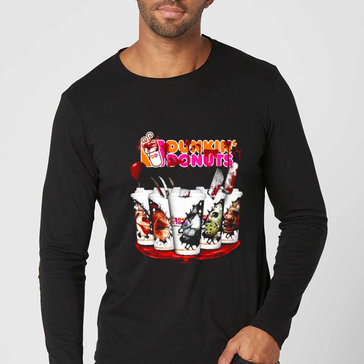 6a0f013a great halloween dunkin donuts label horror shirt 4 - Great Halloween Dunkin’ Donuts Label Horror shirt