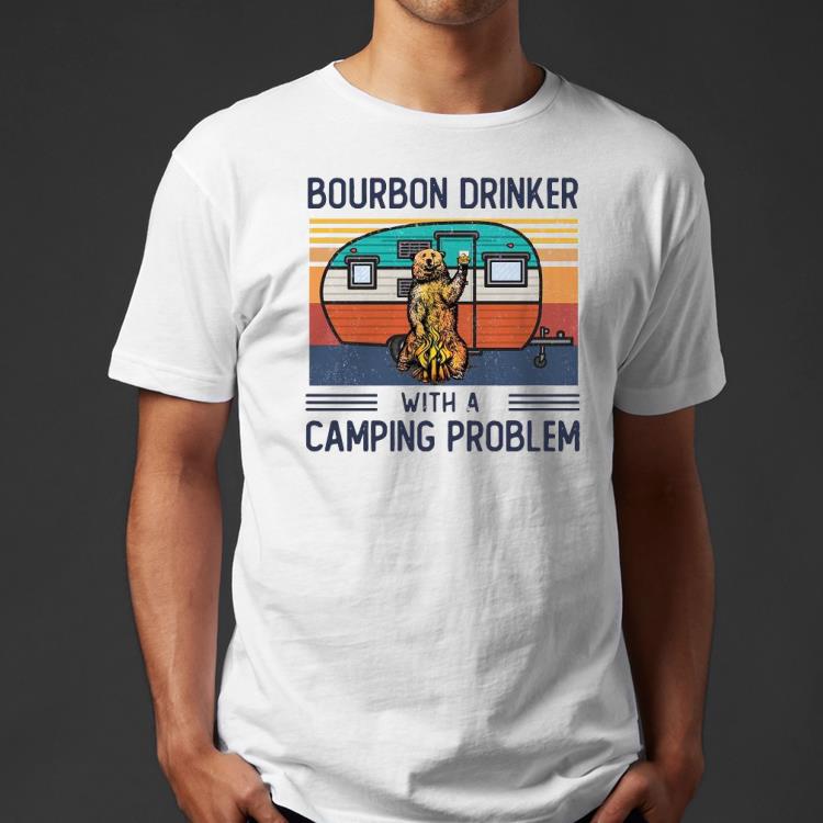 7cd3e29b bourbon drinker with a camping problem vintage shirt 4 - Bourbon Drinker With A Camping Problem Vintage Shirt