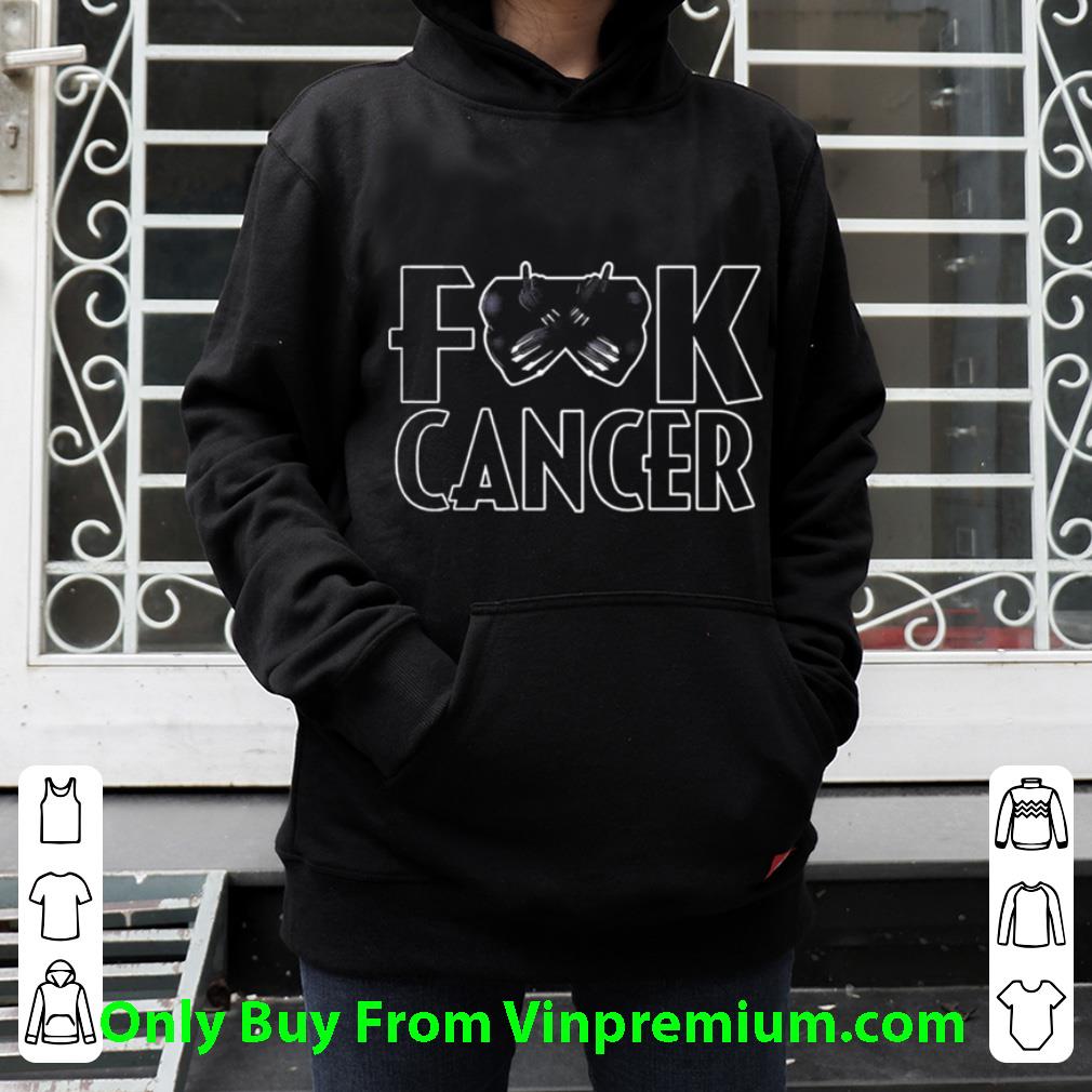 82831fa4 hot black panther fuck cancer shirt 4 - Hot Black Panther Fuck Cancer shirt