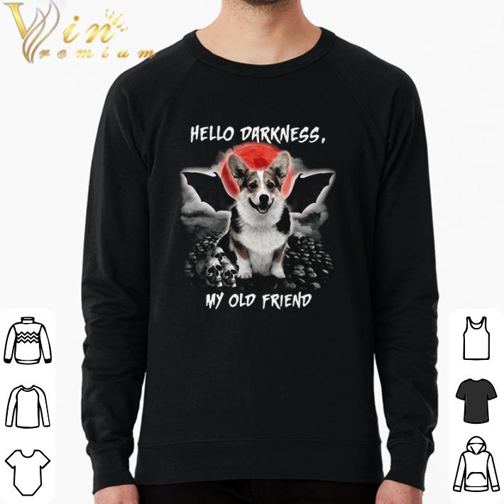 Nice Corgi Hello Darkness My Old Friend Halloween shirt sweater 8462f8ee nice corgi hello darkness my old friend halloween shirt sweater 4 - Nice Corgi Hello Darkness My Old Friend Halloween shirt sweater