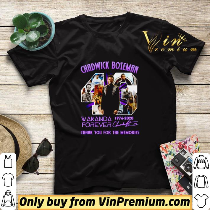 895fdf97 chadwick boseman 1976 2020 wakanda forever thank you for the memories signature shirt sweater 4 - Chadwick Boseman 1976 2020 wakanda forever thank you for the memories signature shirt sweater