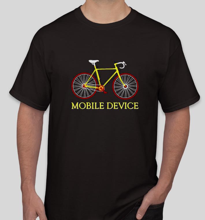 8a9c6751 premim bicycle mobile device shirt 4 - Premim Bicycle Mobile Device Shirt