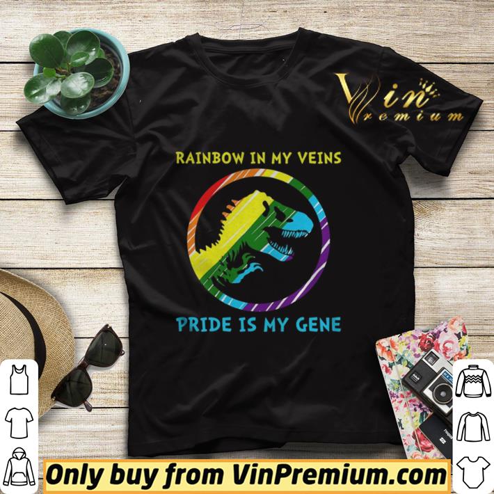 96d0e715 lgbt dinosaur rainbow in my veins pride is my gene shirt sweater 4 - Lgbt dinosaur rainbow in my veins pride is my gene shirt sweater