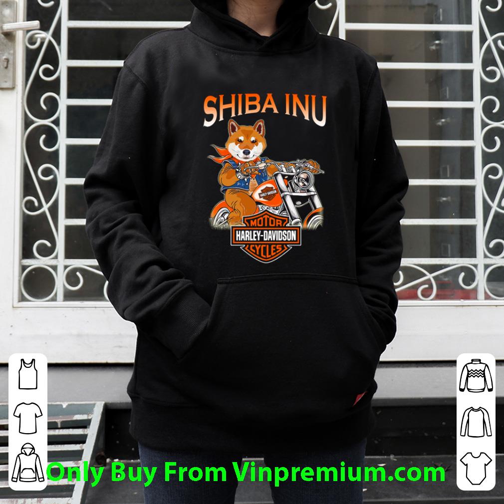 9e95dd18 premium shiba inu riding motorcycle motor harley davidson cycles shirt 4 - Premium Shiba Inu Riding Motorcycle Motor Harley-davidson Cycles shirt