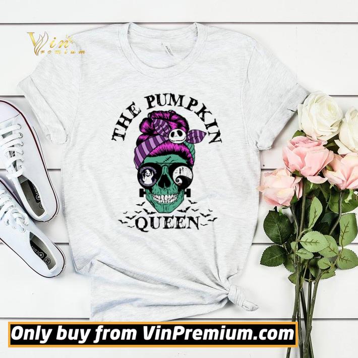 a4157560 skull girl the pumpkin queen halloween shirt sweater 4 - Skull girl the pumpkin queen Halloween shirt sweater