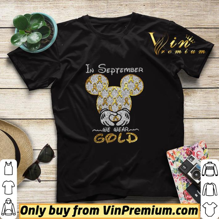 bb1b9c27 mickey mouse heart in september we wear gold shirt sweater 4 - Mickey Mouse Heart In September We Wear Gold shirt sweater