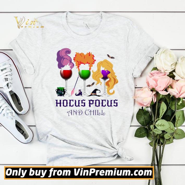 Wine Hocus Pocus And Chill Happy Halloween shirt sweater bb61afc7 wine hocus pocus and chill happy halloween shirt sweater 4 - Wine Hocus Pocus And Chill Happy Halloween shirt sweater