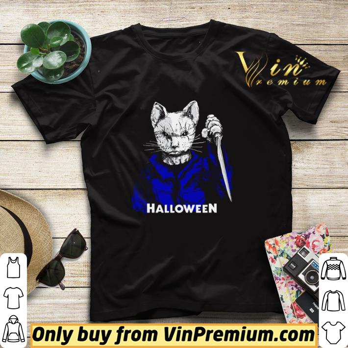 ce973bcb cat michael myers halloween shirt sweater 4 - Cat Michael Myers Halloween shirt sweater