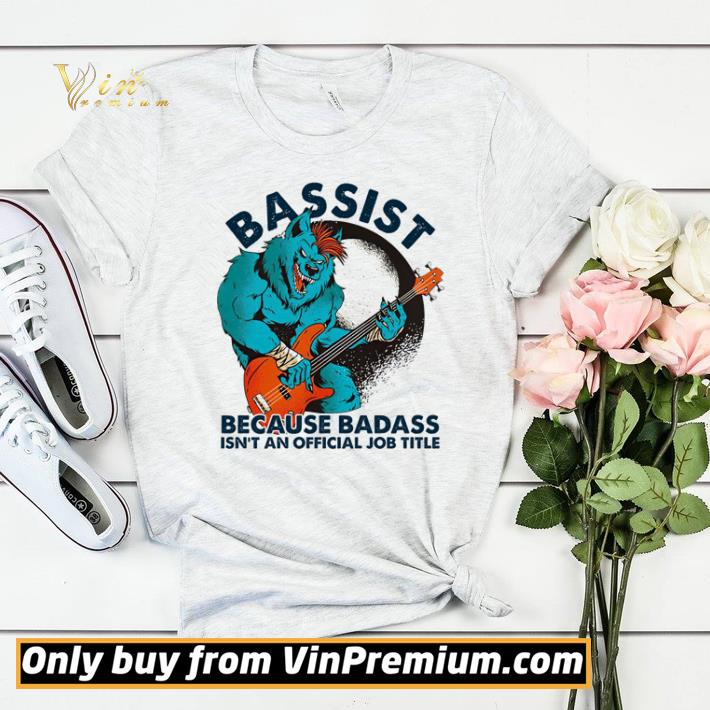 d5249d28 funny wolf playing guitar bassist because badass isn t an official job title shirt sweater 4 - Funny Wolf Playing Guitar Bassist because badass isn’t an official job title shirt sweater