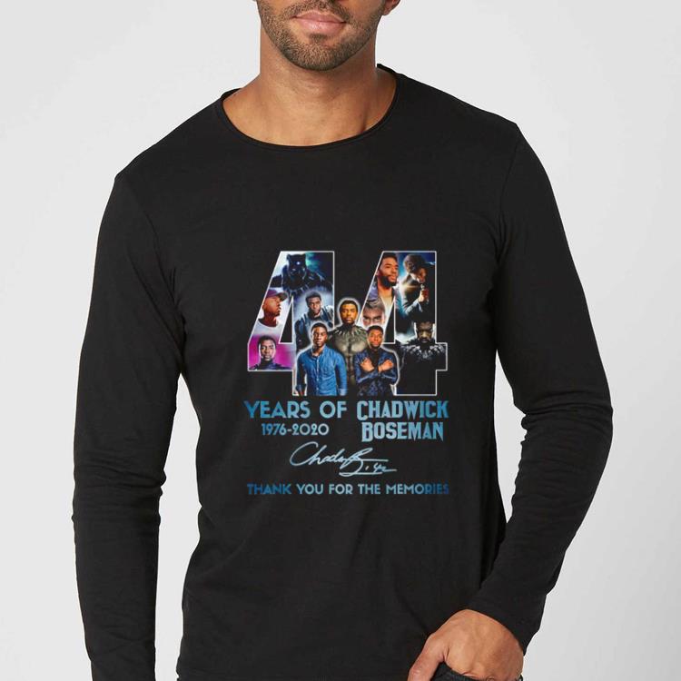 Great Thank You For The Memories 44 Year Of Chadwick Boseman 1976-2020 Signature shirt dcb7005c great thank you for the memories 44 year of chadwick boseman 1976 2020 signature shirt 4 - Great Thank You For The Memories 44 Year Of Chadwick Boseman 1976-2020 Signature shirt