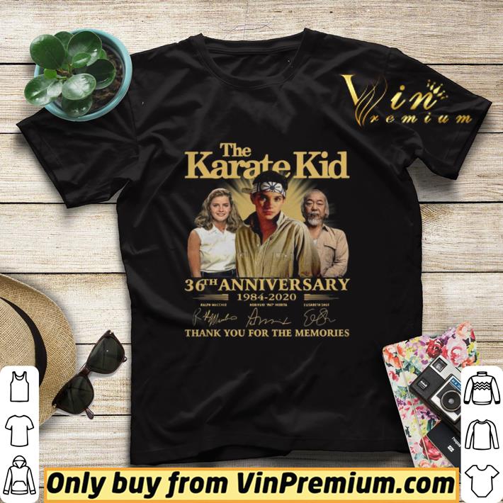 decfce64 pretty the karate kid 36th anniversary 1984 2020 thank you for the memories signature shirt sweater 4 - Pretty The Karate Kid 36th Anniversary 1984 2020 Thank You For The Memories Signature shirt sweater