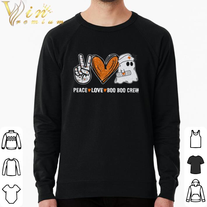 e22c4aa2 nice peace love boo boo crew ghost nurse halloween shirt sweater 4 - Nice Peace Love Boo Boo Crew Ghost Nurse Halloween shirt sweater
