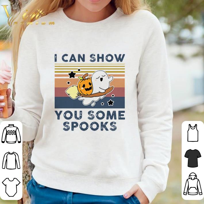 e626d4d5 official pumpkin ghost i can show you some spooks vintage shirt sweater 4 - Official Pumpkin Ghost I Can Show You Some Spooks Vintage shirt sweater