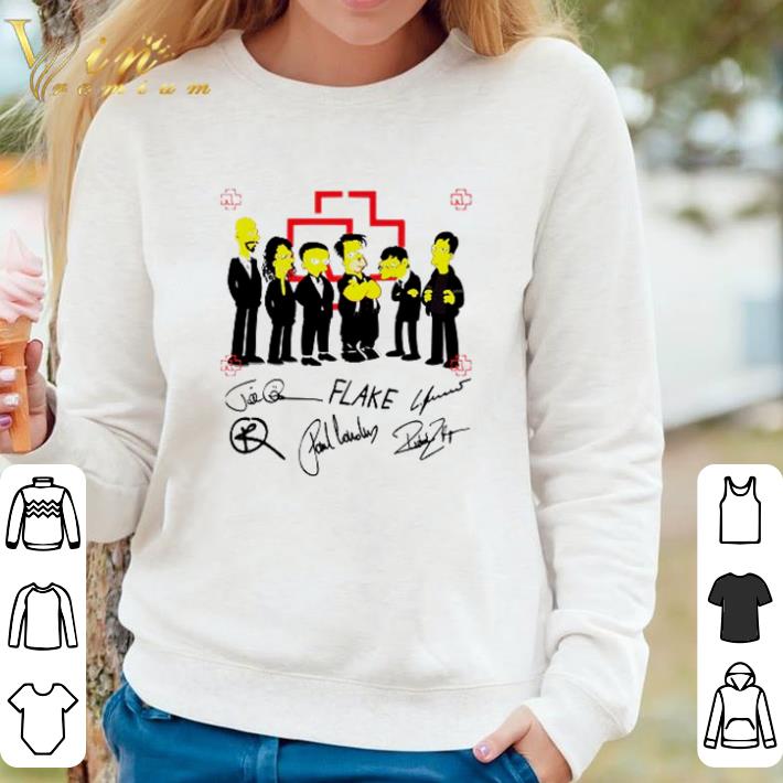 Premium Rammstein Simpsons Flake Signatures shirt sweater e8b8b613 premium rammstein simpsons flake signatures shirt sweater 4 - Premium Rammstein Simpsons Flake Signatures shirt sweater
