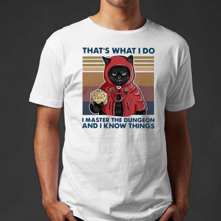 Nice Black Cat That’s What I Do I Master The Dungeon And I Know Things Vintage Shirt ebede1e8 nice black cat that s what i do i master the dungeon and i know things vintage shirt 4 - Nice Black Cat That’s What I Do I Master The Dungeon And I Know Things Vintage Shirt