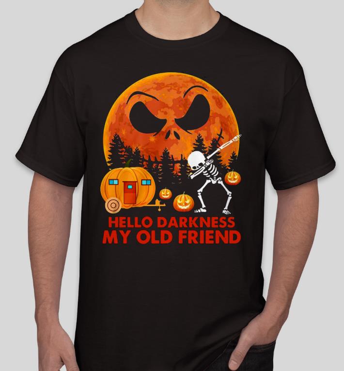 f6d1ad6f nice jack skellington hello darkness my old friend halloween shirt 4 - Nice Jack Skellington hello darkness my old friend Halloween Shirt