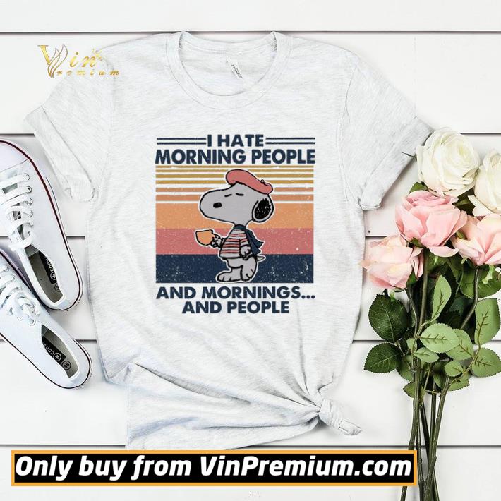 41cb566e snoopy i hate morning people and mornings and people vintage shirt sweater 4 - Snoopy I Hate Morning People And Mornings And People Vintage shirt sweater