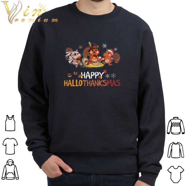 Funny Squirrel Happy Hallothanksmas Happy Halloween Thanksgiving Meery Christmas tshirt 66ce5452 funny squirrel happy hallothanksmas happy halloween thanksgiving meery christmas tshirt 4 - Funny Squirrel Happy Hallothanksmas Happy Halloween Thanksgiving Meery Christmas tshirt