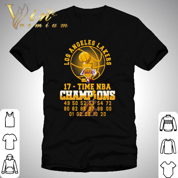 Los Angeles Lakers 17-Time NBA champions shirt
