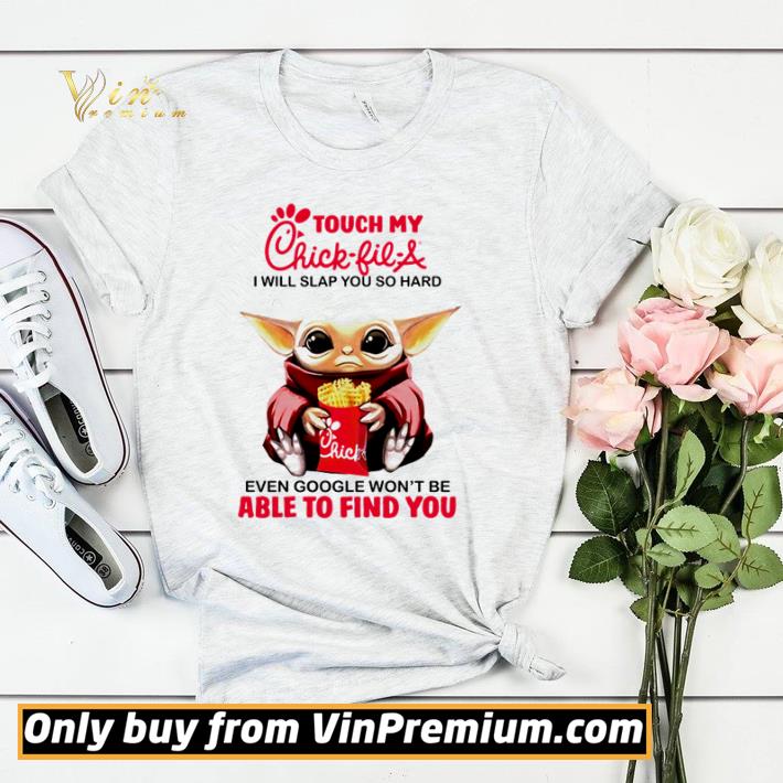 82da6d4e funny baby yoda touch my chick fil a i will slap you so hard even google shirt sweater 4 - Funny Baby Yoda touch my Chick-fil-A I will slap you so hard even google shirt sweater