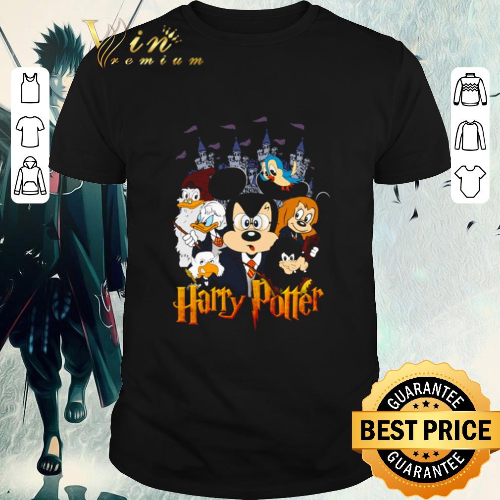 Awesome Donald Duck and Mickey Mouse harry potter shirt