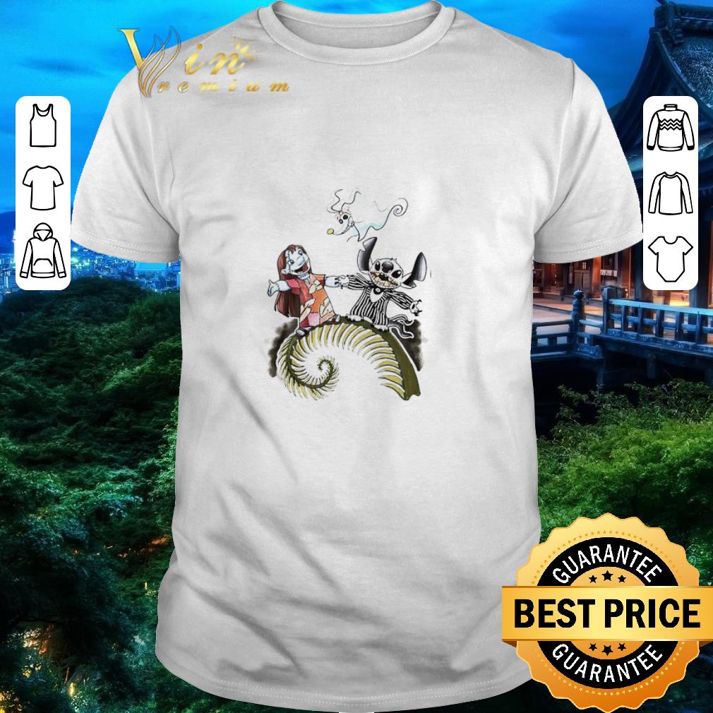Lilo and Stitch Jack Skellington and Sally Nightmare before Christmas shirt