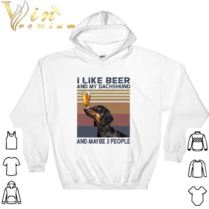 90930478 official i like beer and my dachshund and maybe 3 people tshirt 4 - Official I Like Beer And My Dachshund And Maybe 3 People tshirt