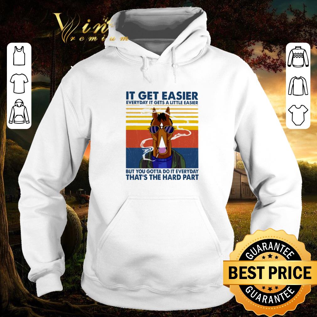af022bd8 original horseman it get easier everyday it gets a little shirt 4 - Original Horseman it get easier everyday it gets a little shirt