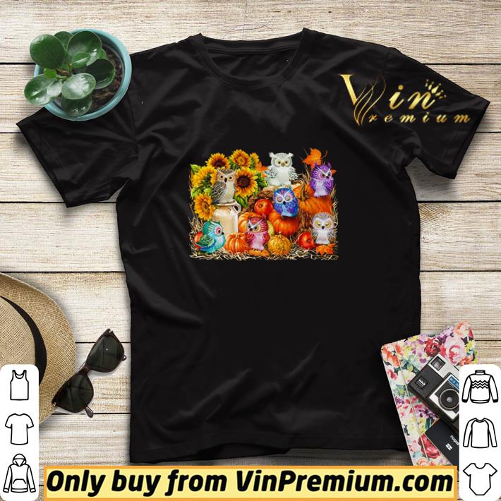 Premium Owls sunflower pumpkin Halloween shirt sweater b67f8d78 premium owls sunflower pumpkin halloween shirt sweater 4 - Premium Owls sunflower pumpkin Halloween shirt sweater