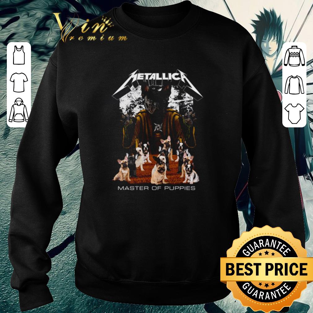 c0fff6ec original metallica pug dog master of puppies shirt 4 - Original Metallica Pug dog master of puppies shirt