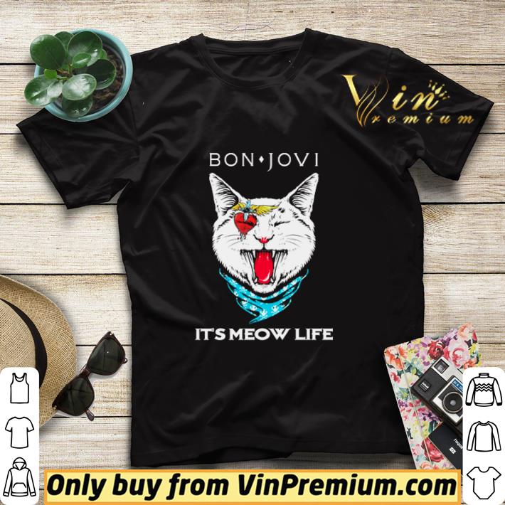 eaacb956 nice bon jovi cat it s meow life shirt sweater 4 - Nice Bon Jovi cat it’s meow life shirt sweater