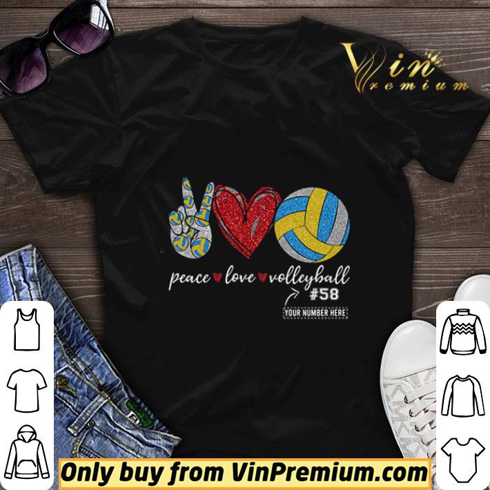 Peace Love Volleyball 58 shirt sweater