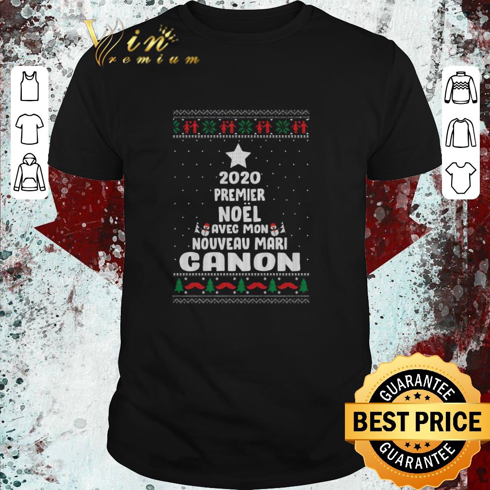 Premium 2020 Premier Noel Avec Mon Nouveau Mari Canon Ugly Christmas sweater